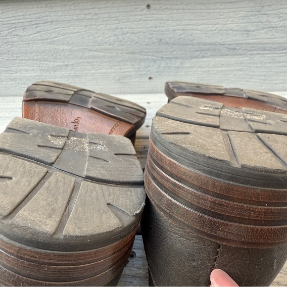 Clarks Denton Dane Dark Brown Leather Wingtip Oxfords Size 10M - Picture 10 of 15